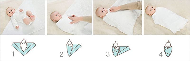 how to swaddle a baby