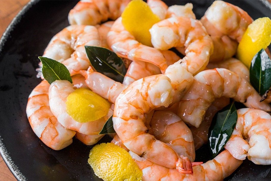 Shrimp are one of the recommended foods